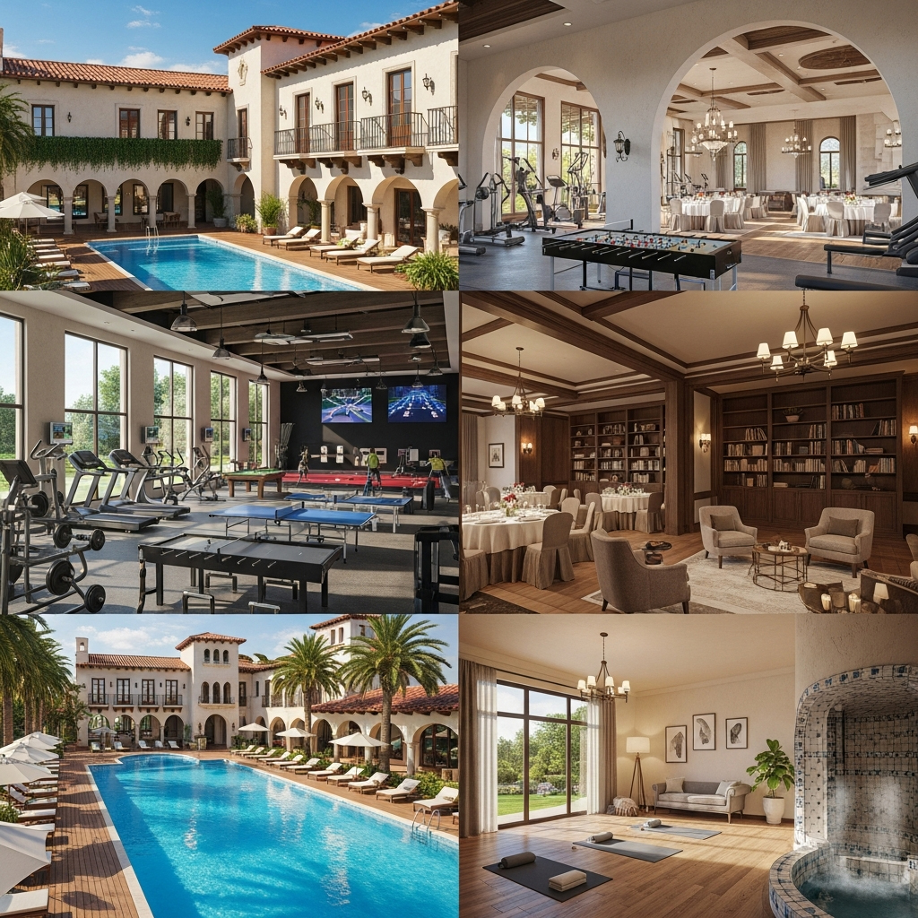 European Spanish Theme Clubhouse